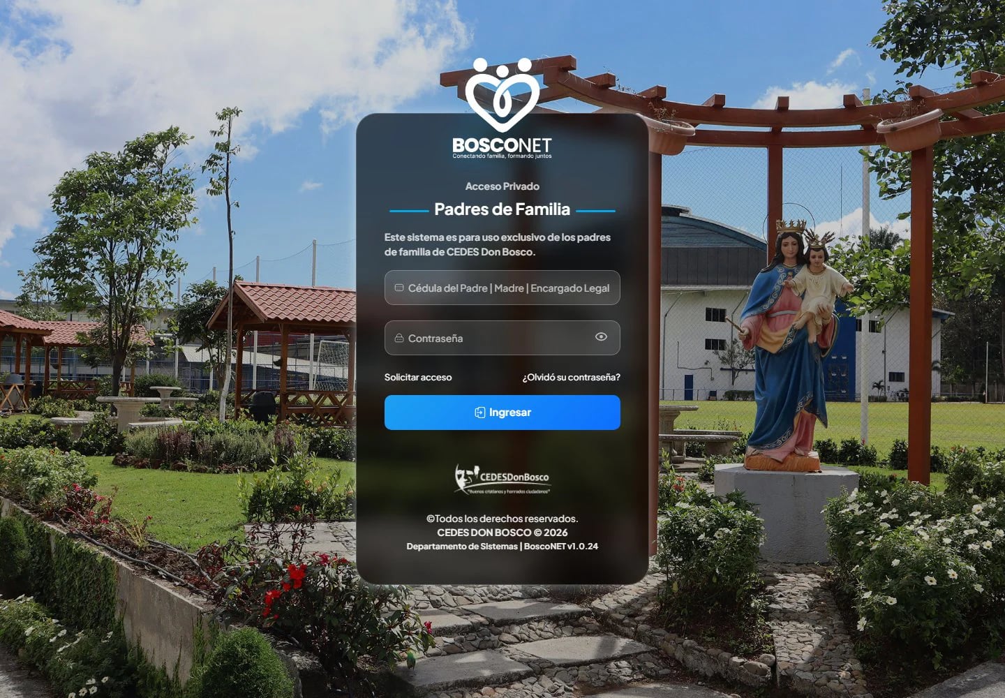 Acceso público a BosNet para familias