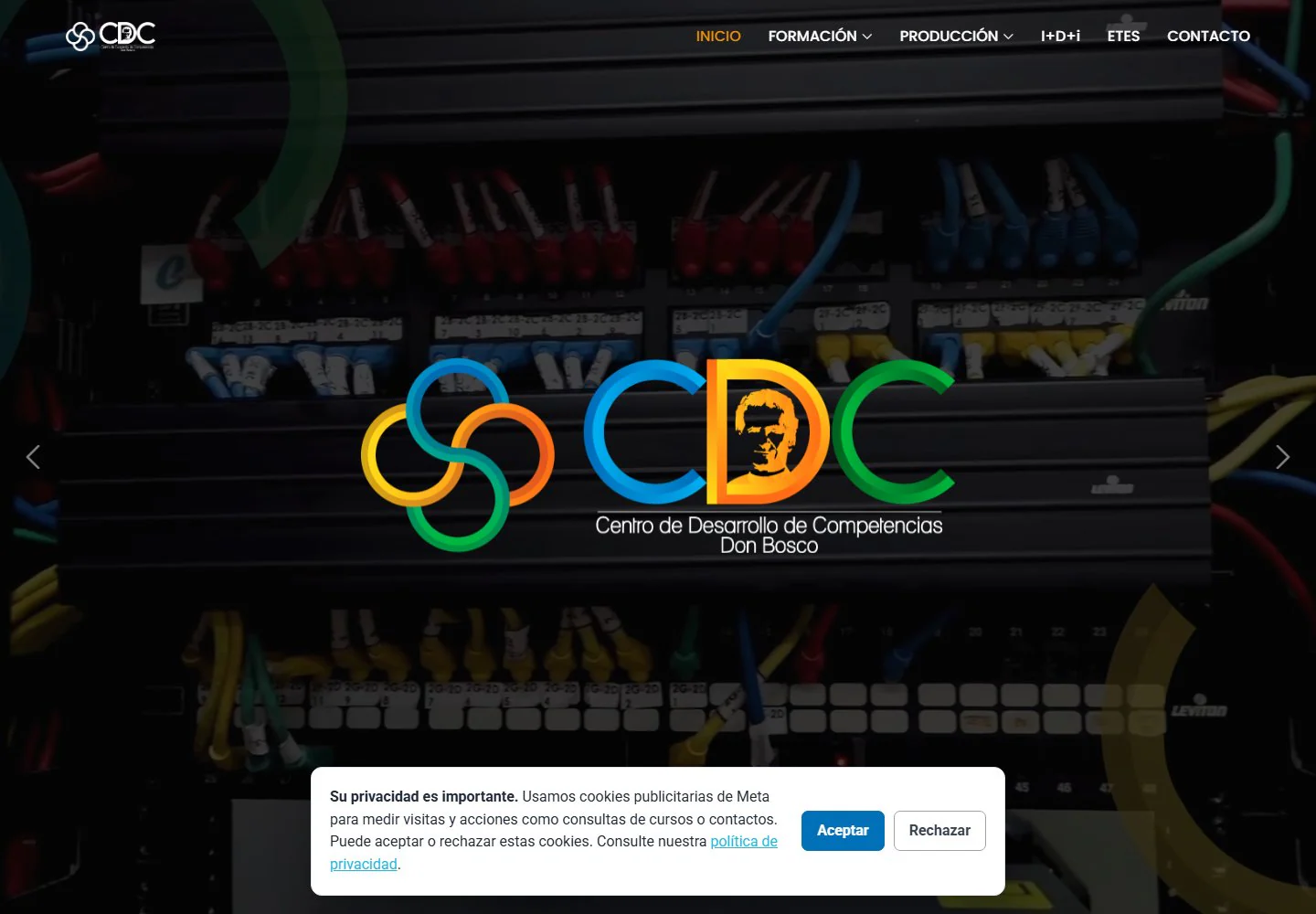 Sitio del Centro de Desarrollo de Competencias