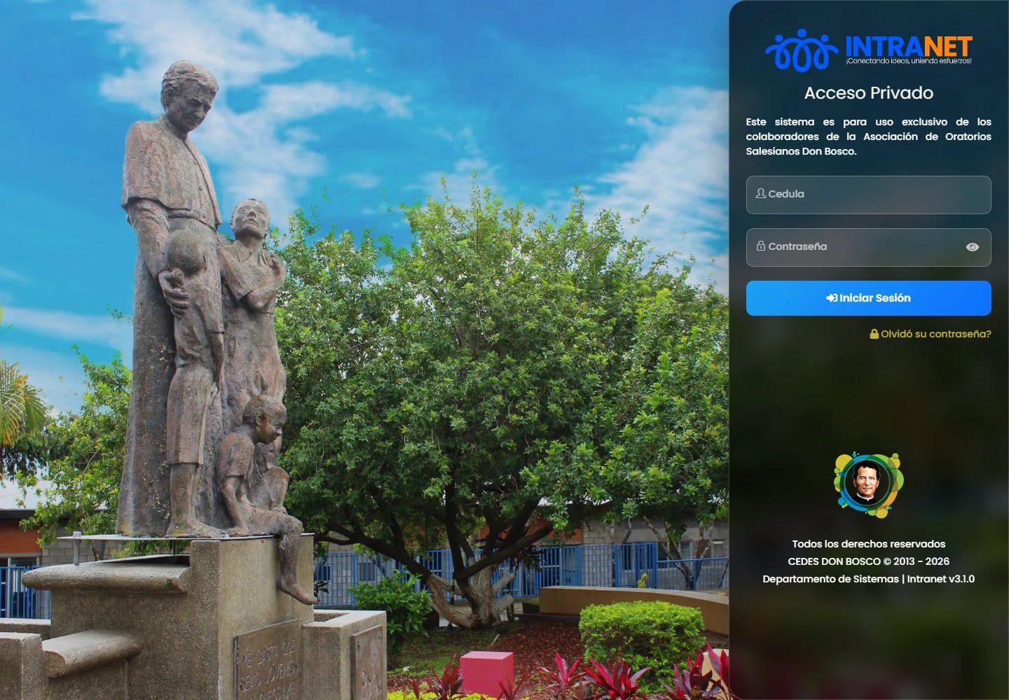 Acceso público a la intranet de CEDES Don Bosco